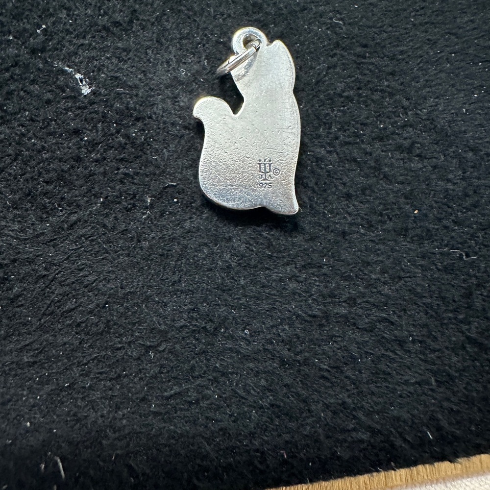 James Avery Silver Cat Charm - Picture 3 of 3
